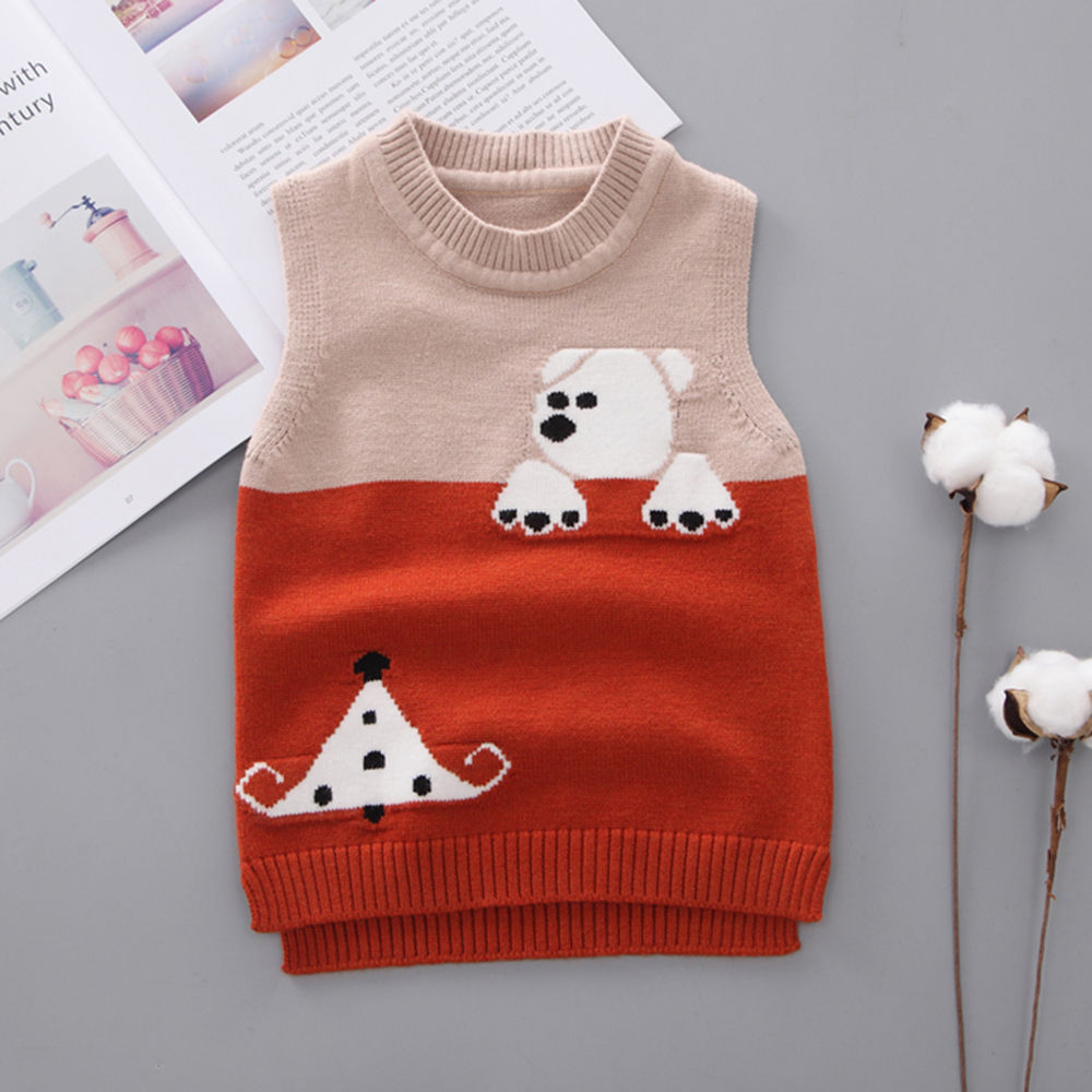 sleeveless sweater for baby boy