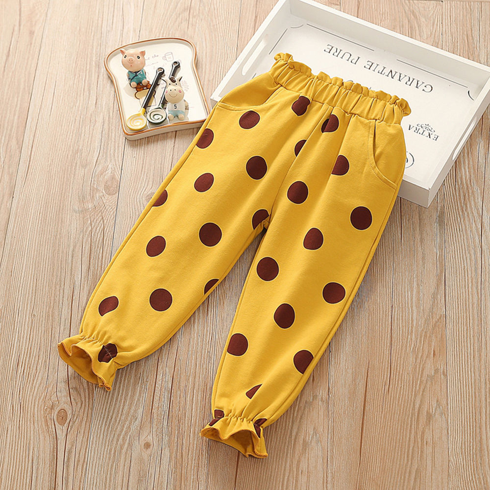 Catimini Girl's Yellow Dotted Swiss Pants (Size 8, 12, 14) – The Girls @  Los Altos