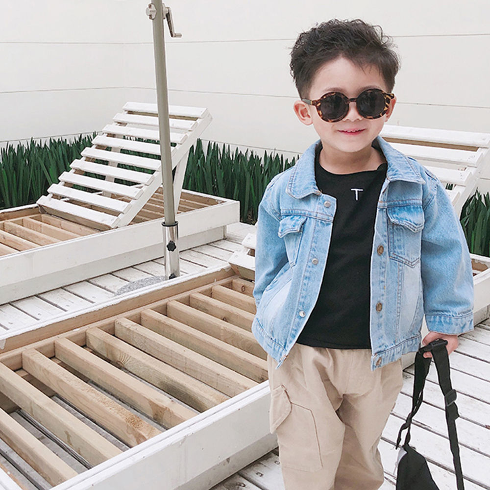 Handsome boy denim jeans coats | kidobaby apparel