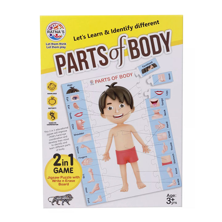 Shop Online Parts Of Body Jigsaw Puzzle at ₹249