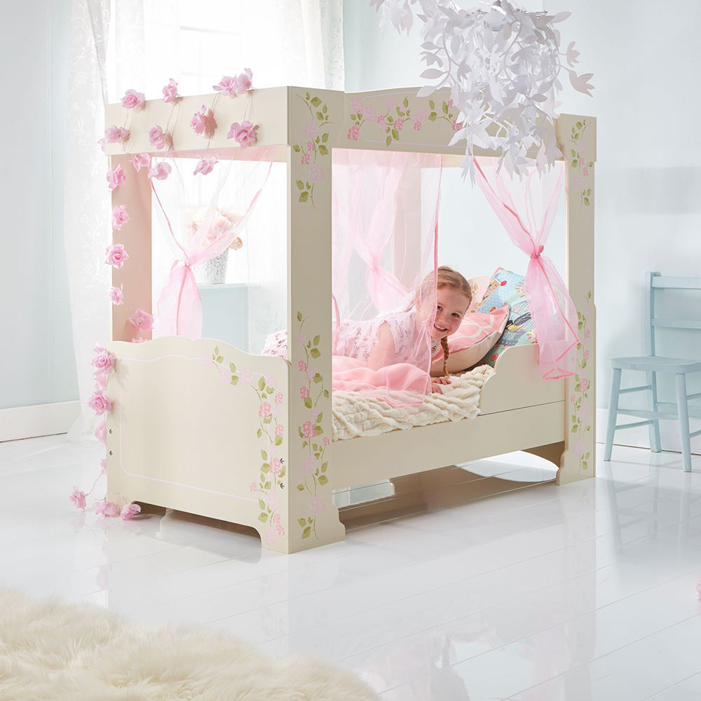 toddler bed with rails
