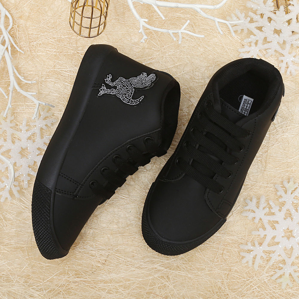 Buy Black High Ankle Shoes online 