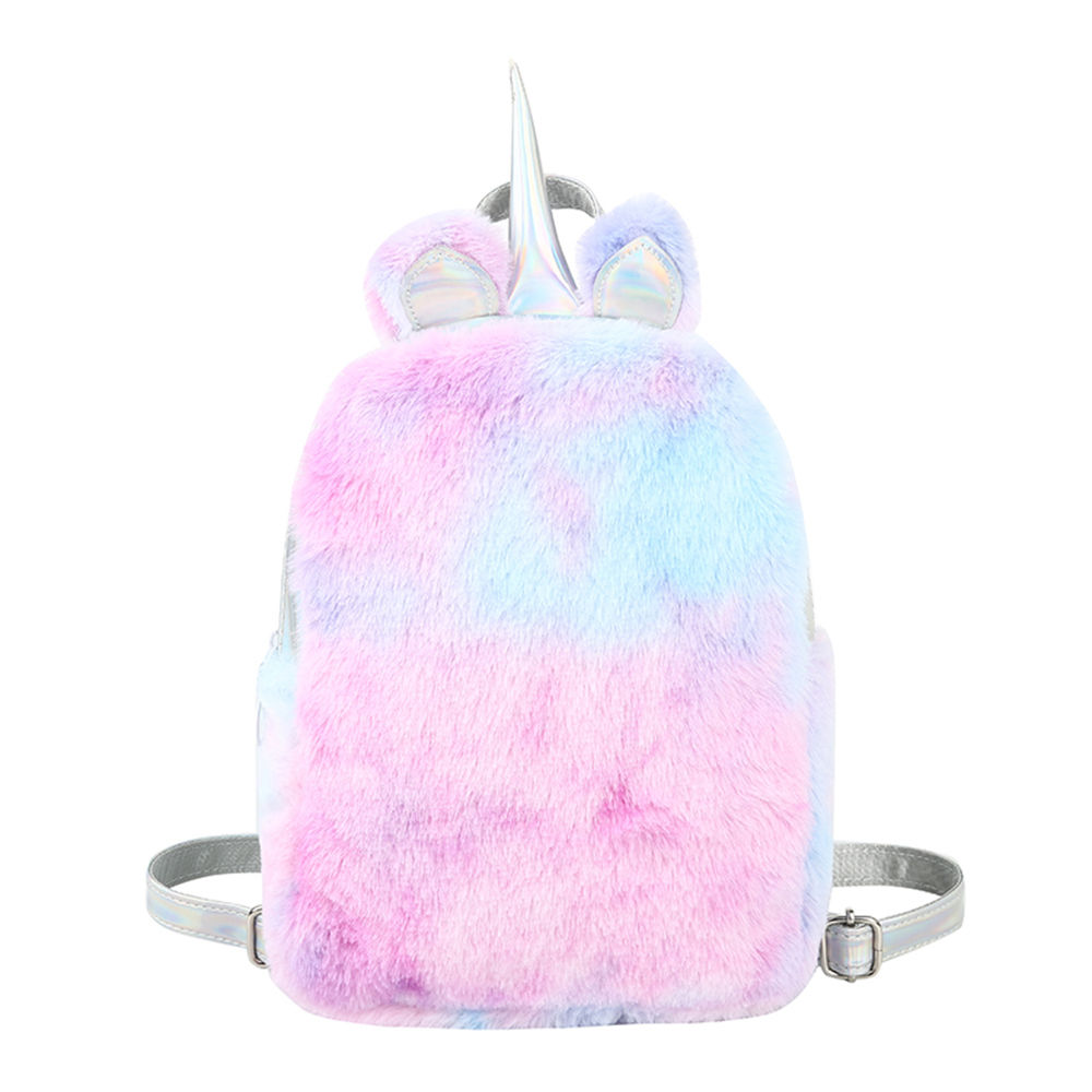 unicorn fur backpack