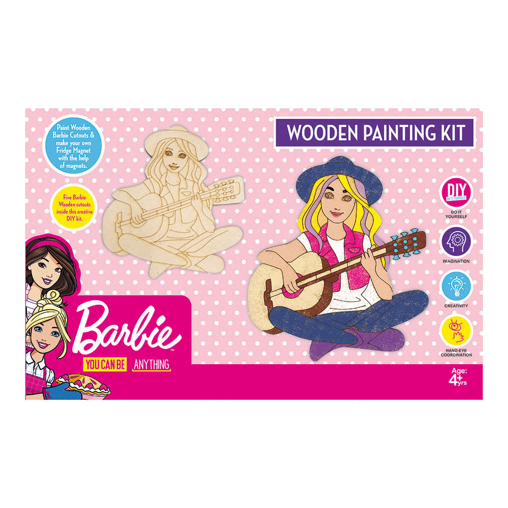 Shop Online Barbie Wooden Painting Kit at ₹399