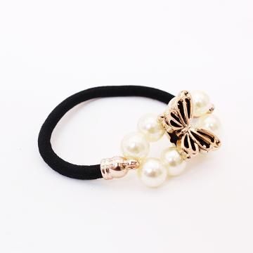 Buy Hair Ties White With Magenta Flowers Online 113 Hopscotch