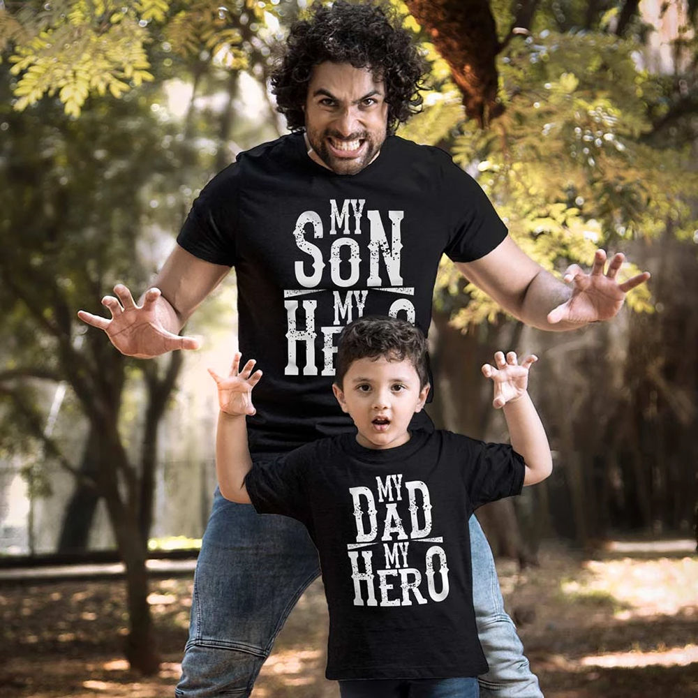 Twinning shirts for father and son Clearance