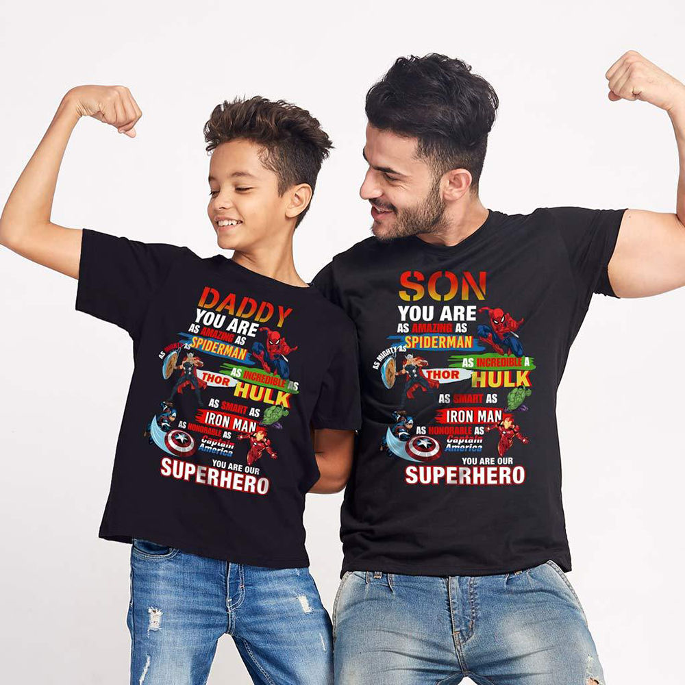 father and son combos t shirts