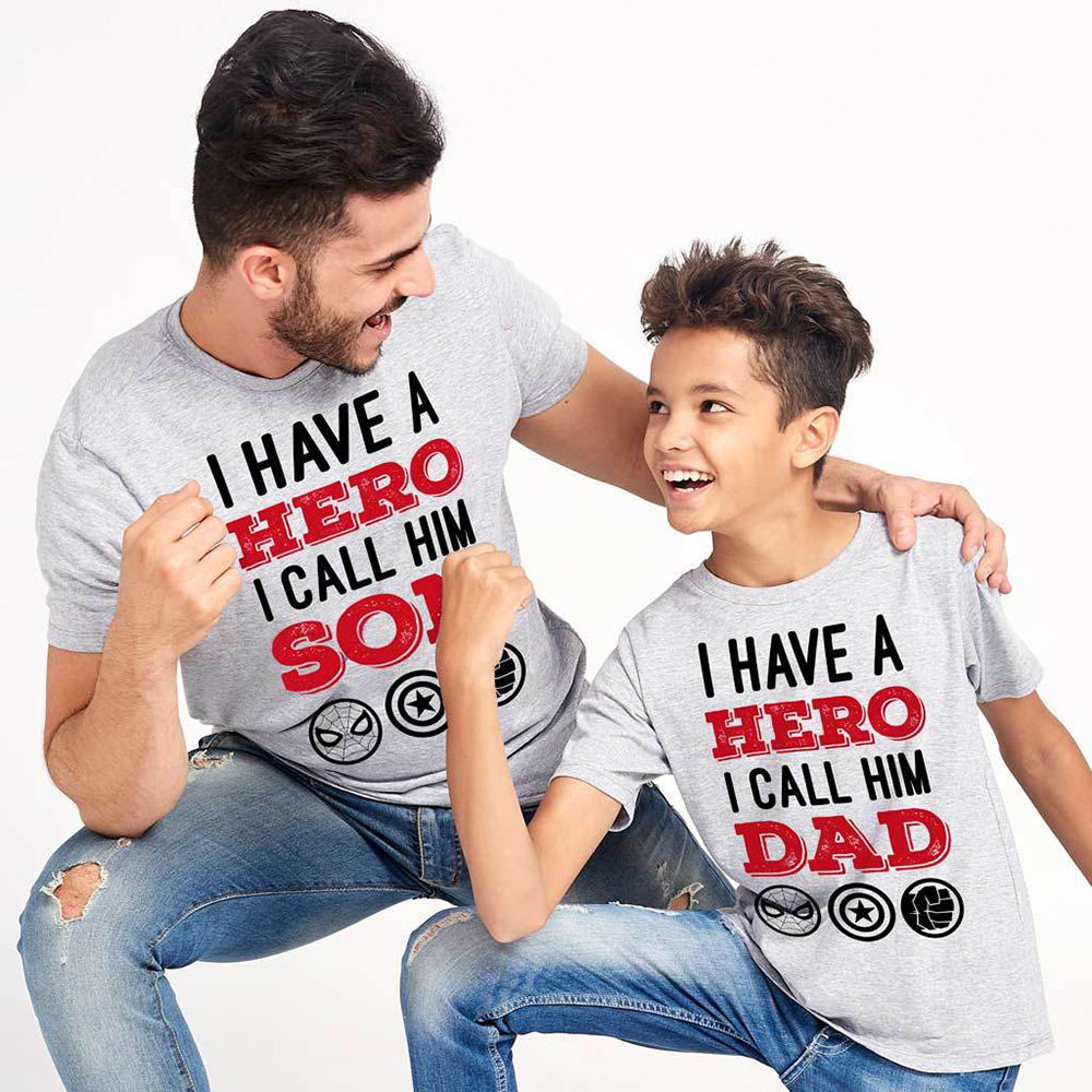Twinning shirts for father and son Clearance