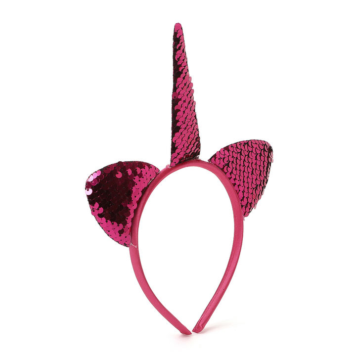 Buy Trendy Pink Sequence Unicorn Hair Band Online 159 Hopscotch