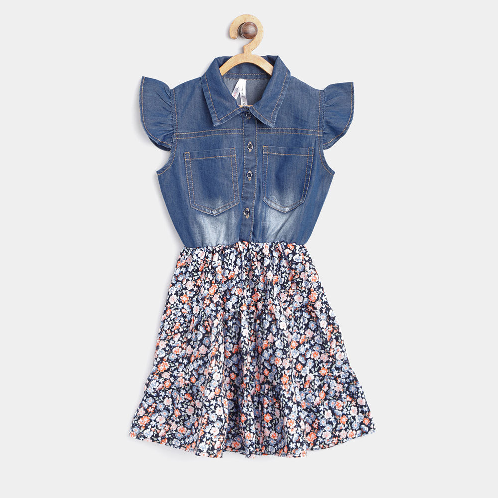 

features material bodice denim skirt cotton the actual product may