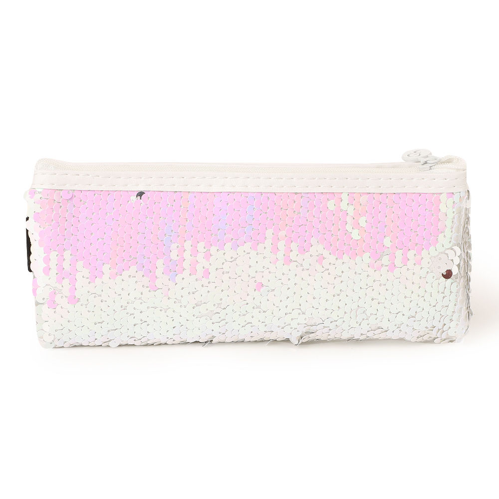 white pencil pouch