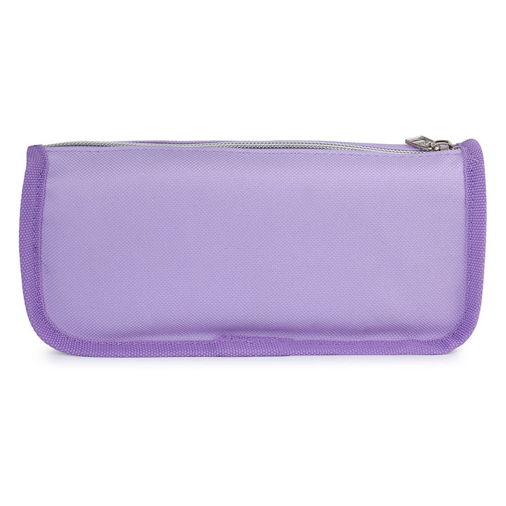 Shop Online Purple Double Zipper Pencil Pouch Organizer For School Kids ...