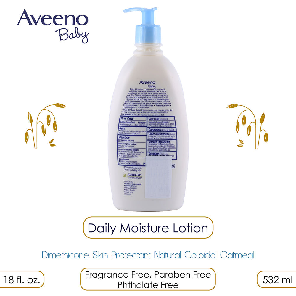 aveeno baby daily moisturising lotion 532ml
