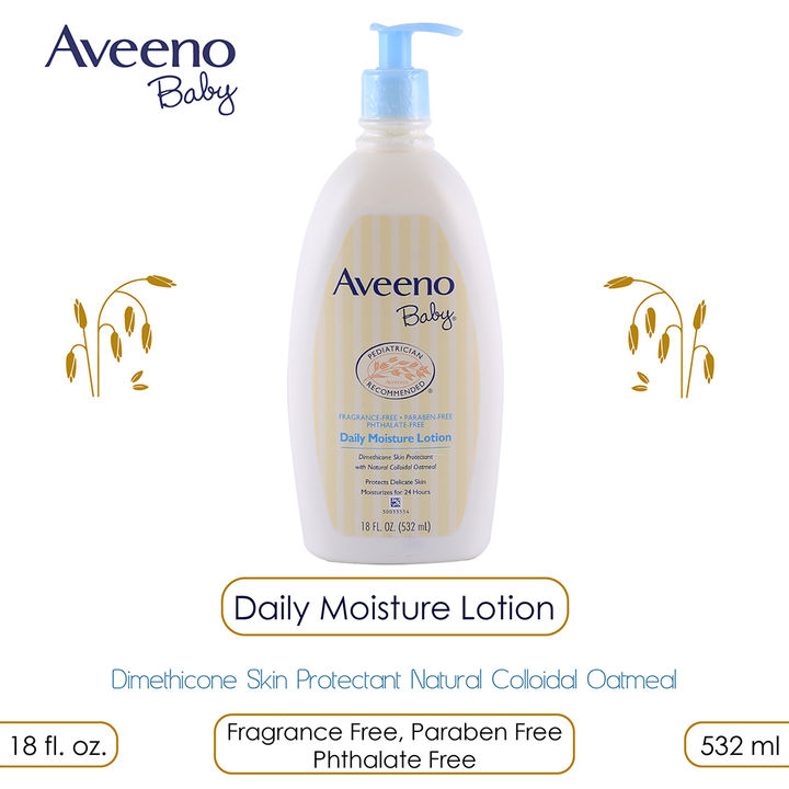 Buy Aveeno Baby Daily Moisture Lotion 532ml Online 1574 Hopscotch Complete the wash, shampoo and lotion regimen to bring even more moisture to your baby's skin. aveeno baby daily moisture lotion 532ml