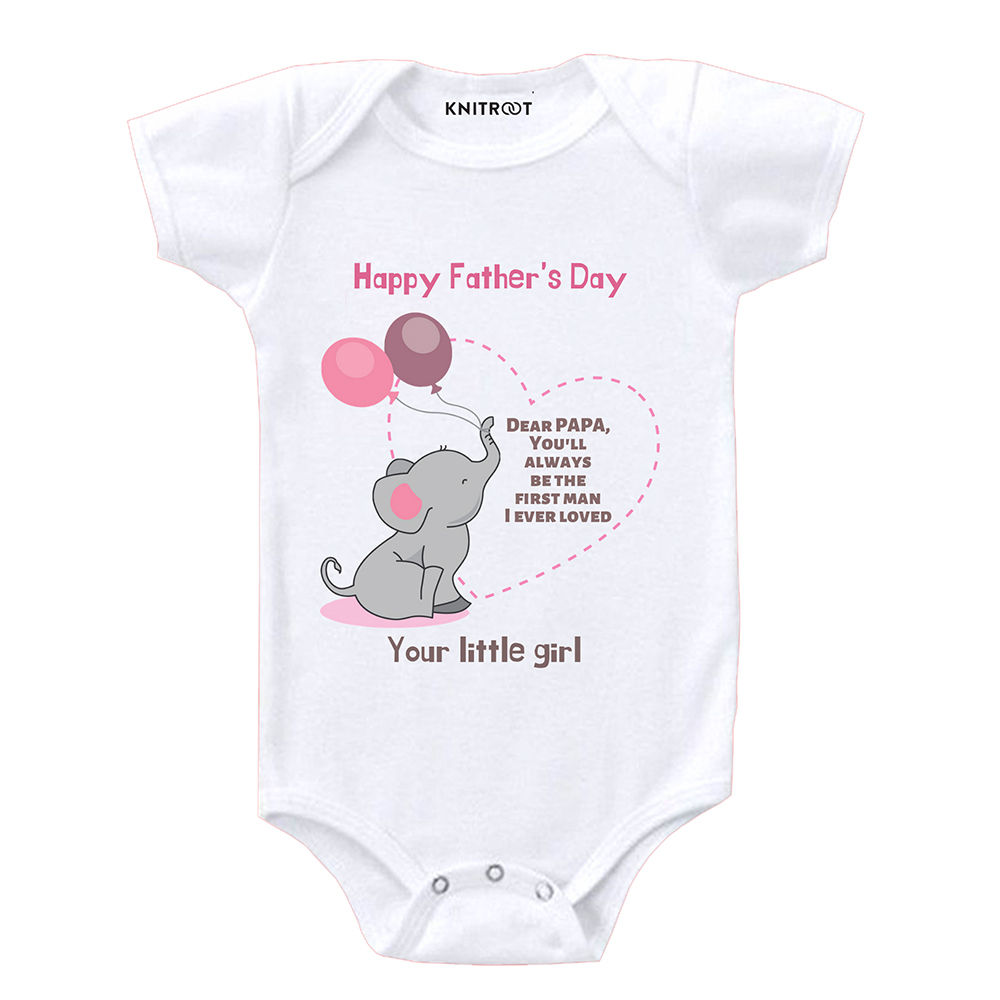 father's day onesie for baby girl