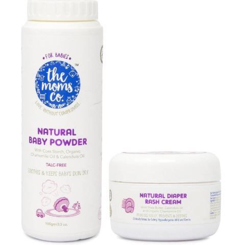 diaper rash cream and baby powder together