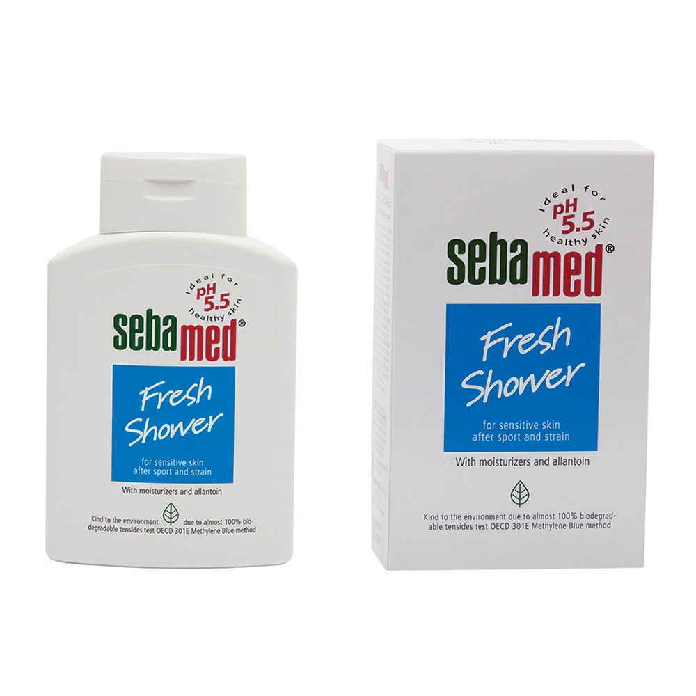 

sebamed fresh shower hydrates refreshes and cleanses your skin while