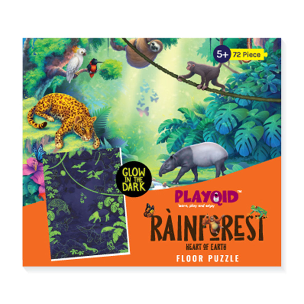 

explore the gigantic world of rainforest covered with lush foliage