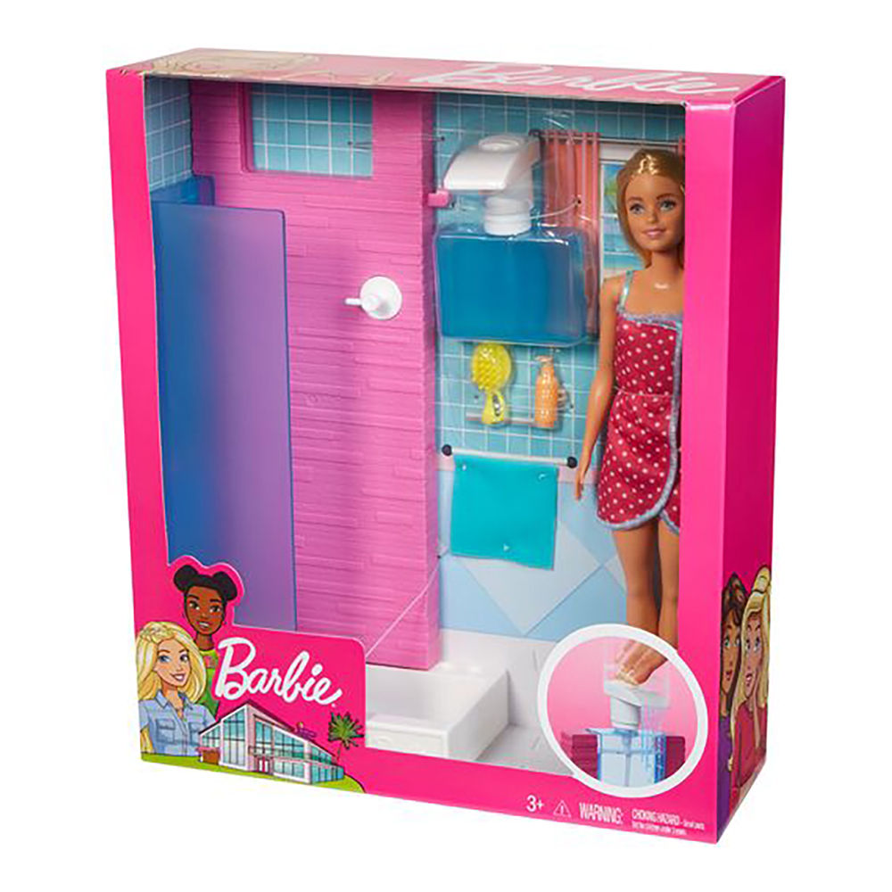 Shop Online Barbie Doll Shower Playset at 1699