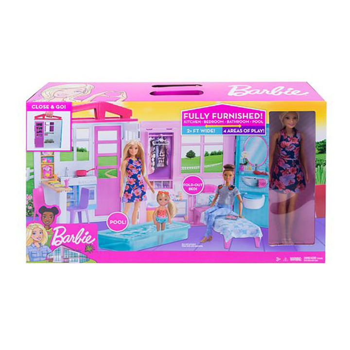 Buy Barbie Doll House Playset Assorted Online ₹3999 Hopscotch
