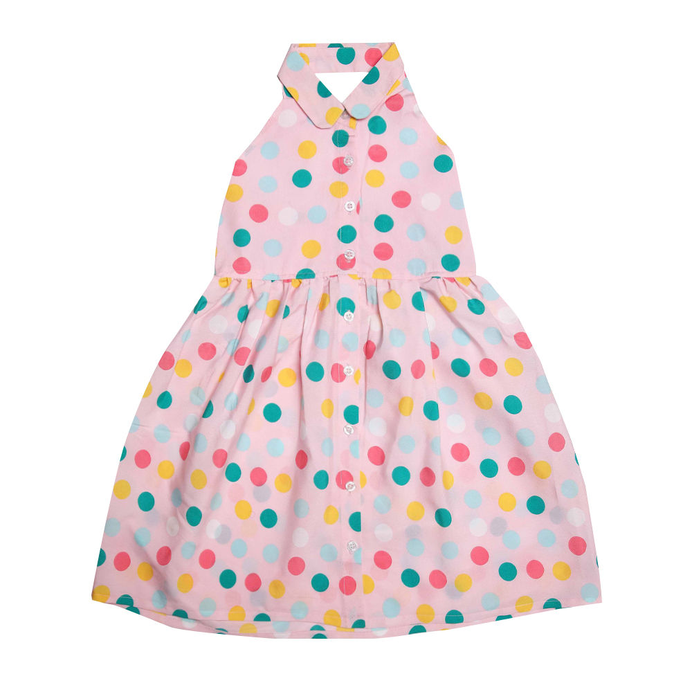 halter neck baby frock