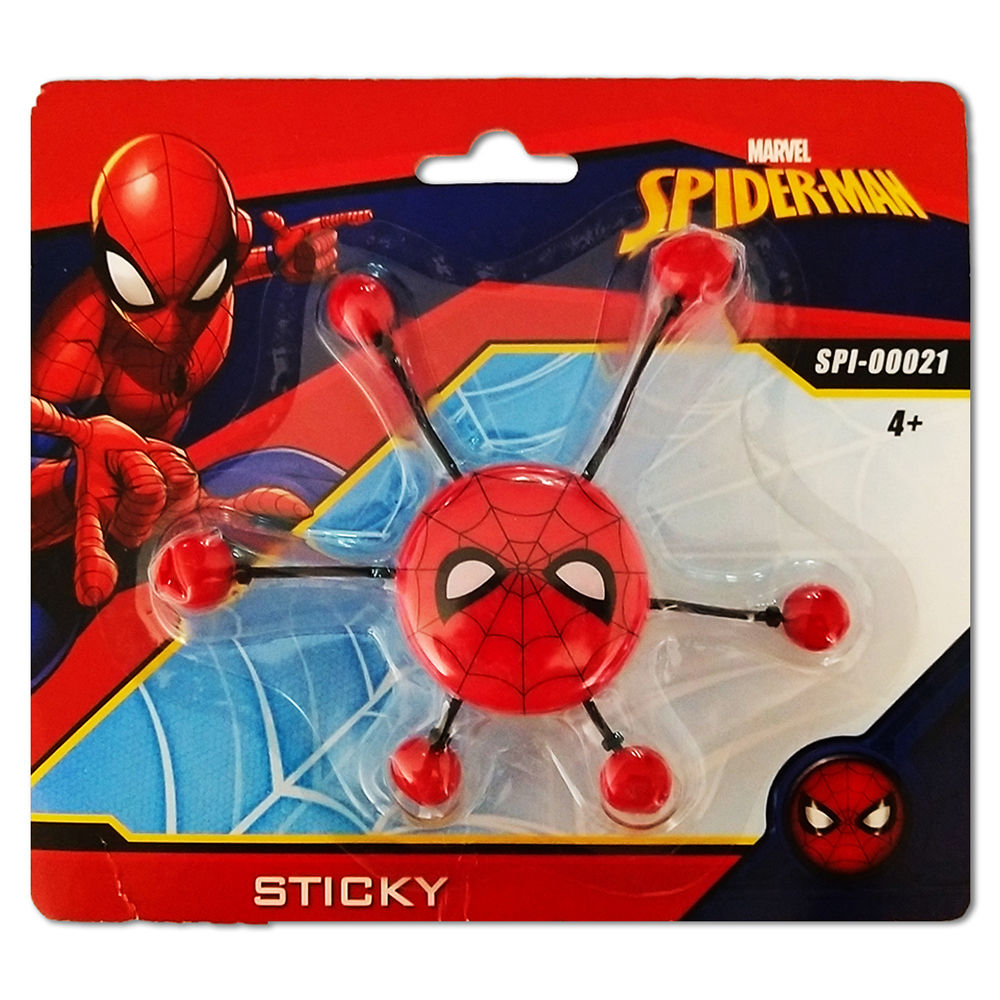 sticky spiderman toy