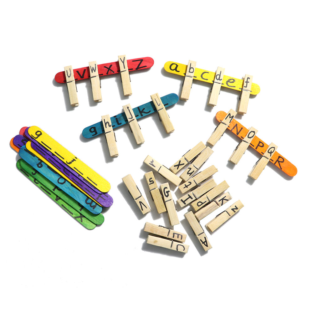 

this busy bag focuses on sequencing of letters fine motor