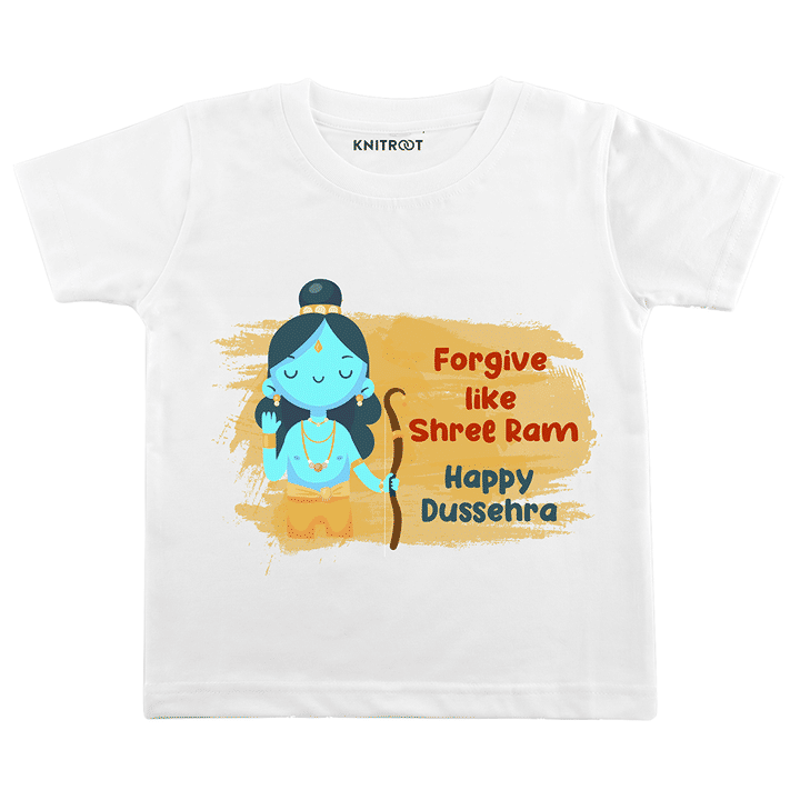 Buy White Forgive Like Shree Ram Half Sleeves T Shirt Online 548 Hopscotch Check the latest shirts collection now. hopscotch
