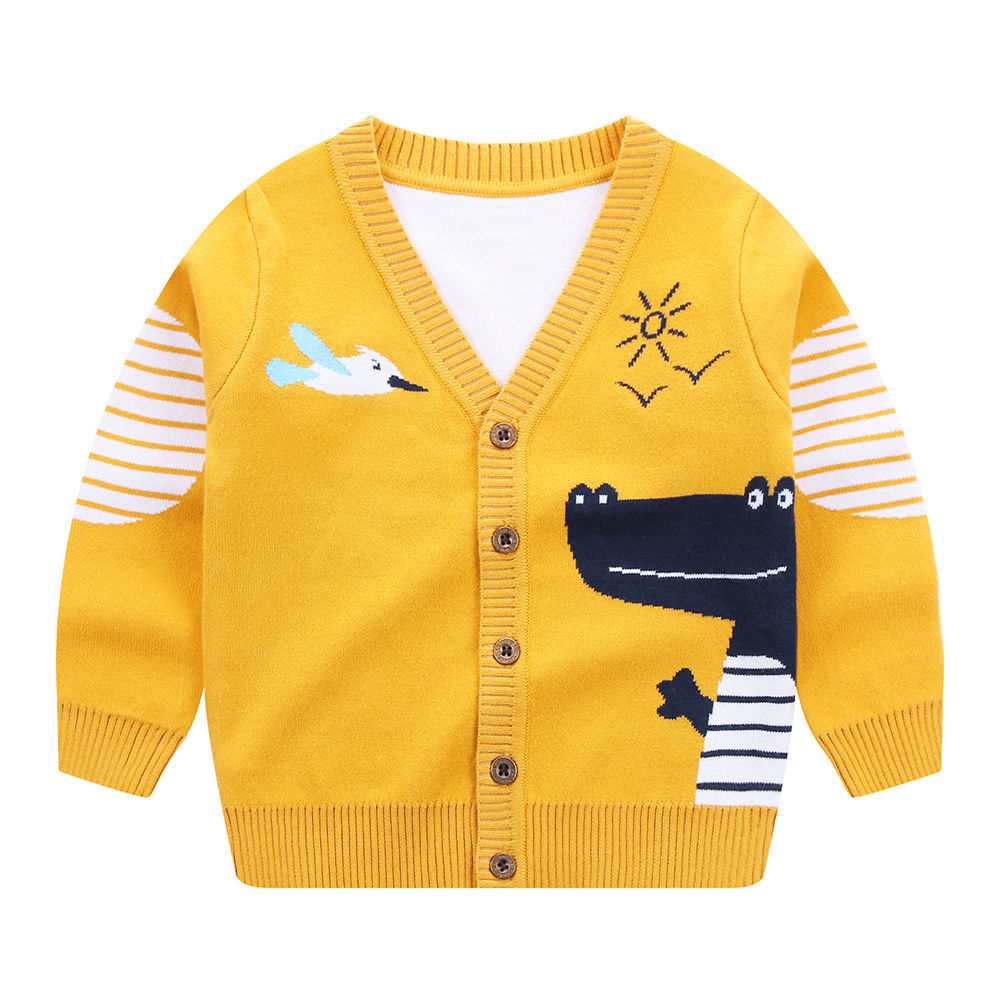 printed cardigan