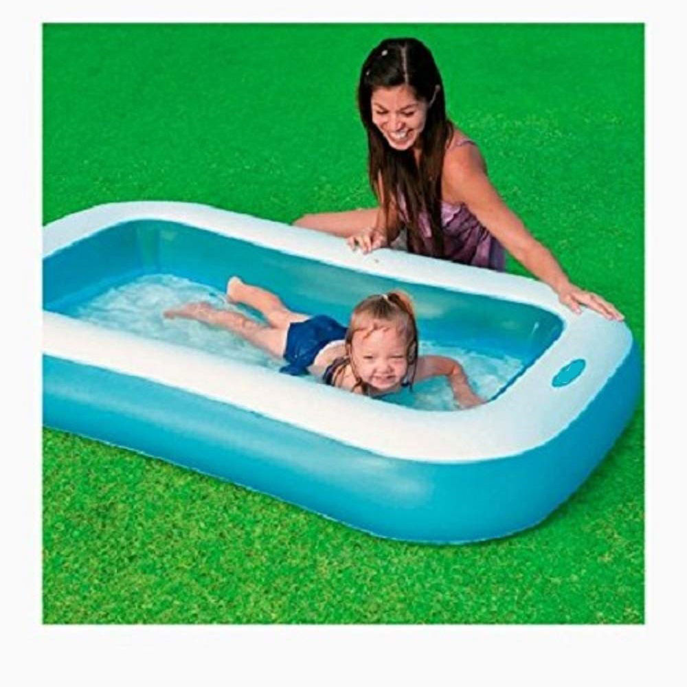 

inflatable pool for little swimmers children love to have fun