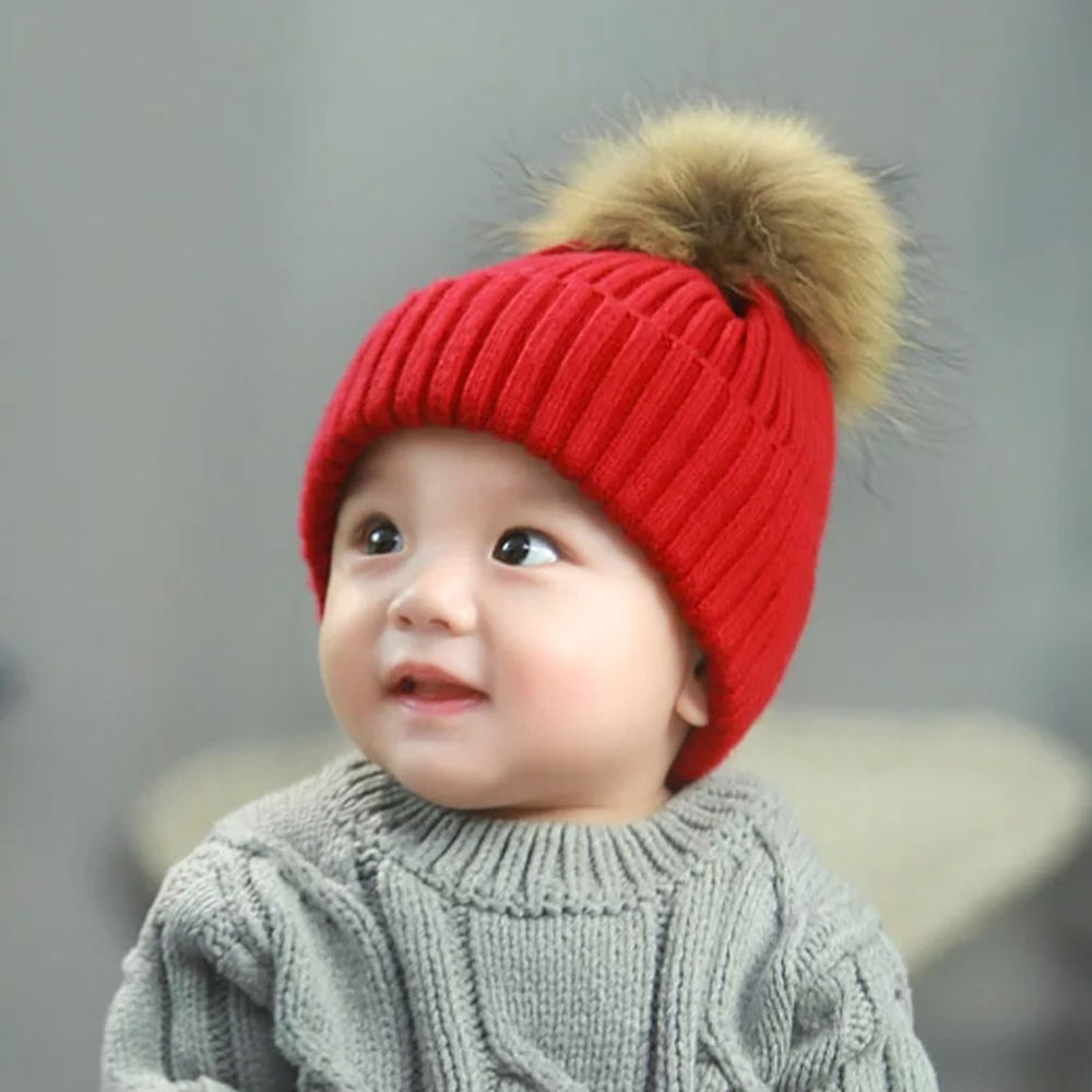 Red infant sale cap