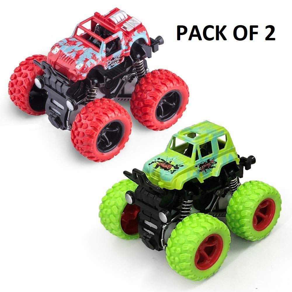 

these monster trucks toys for boys with 360 degree rotation