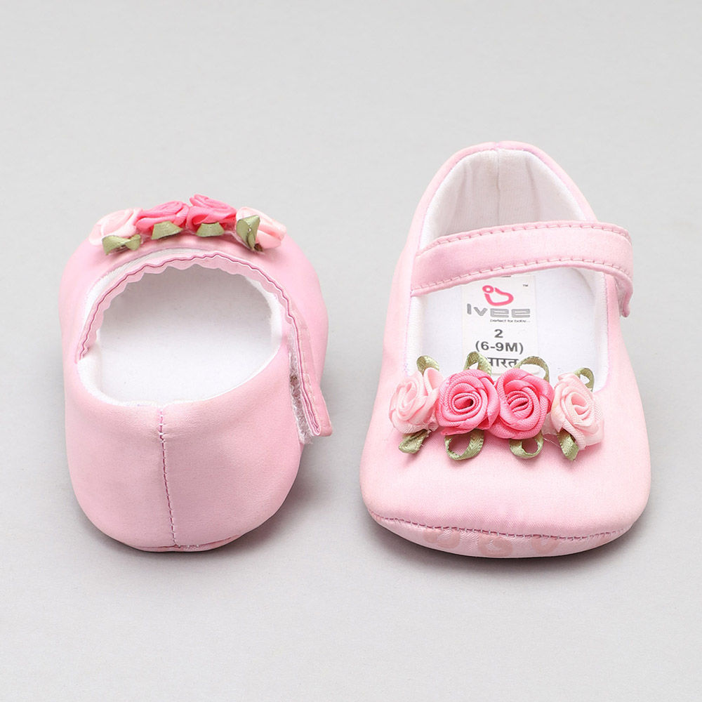 Buy Hopscotch Baby Girls PU Bow Applique Sandals - Pink at Amazon.in