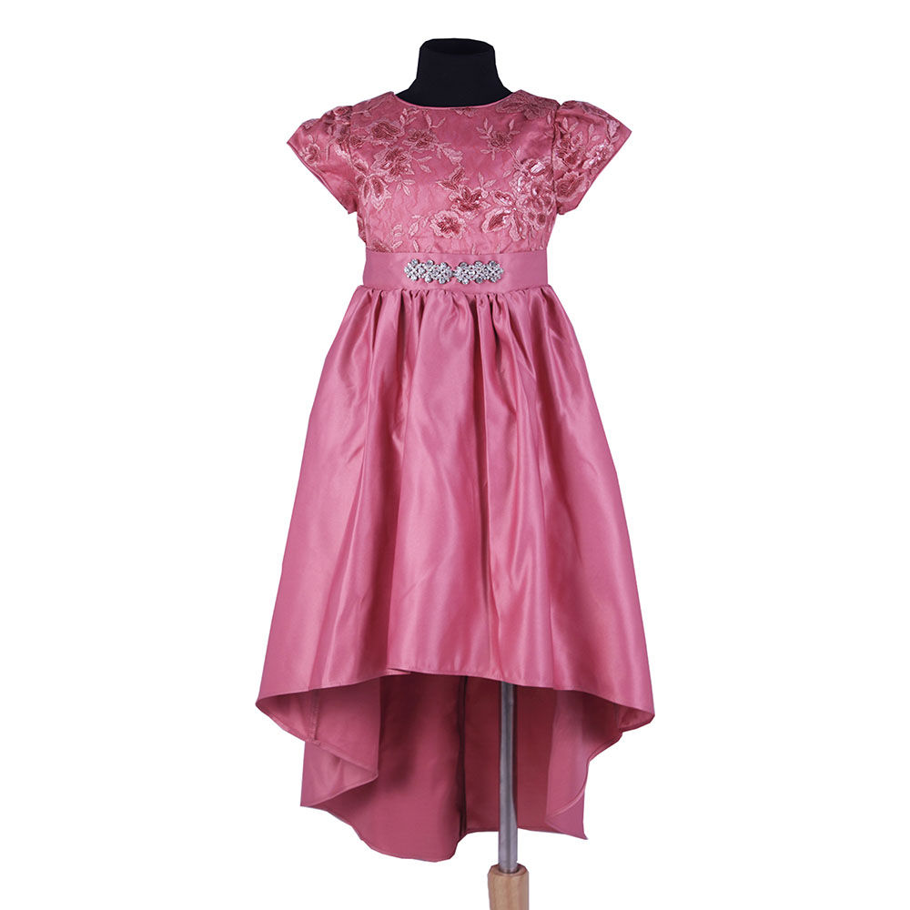 dark pink party dress
