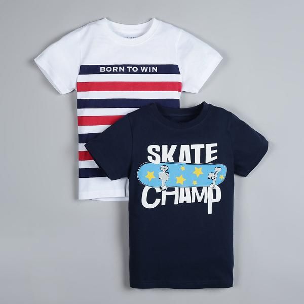 Pack of 5 TupTam Baby T-Shirt Stars and Stripes Design 