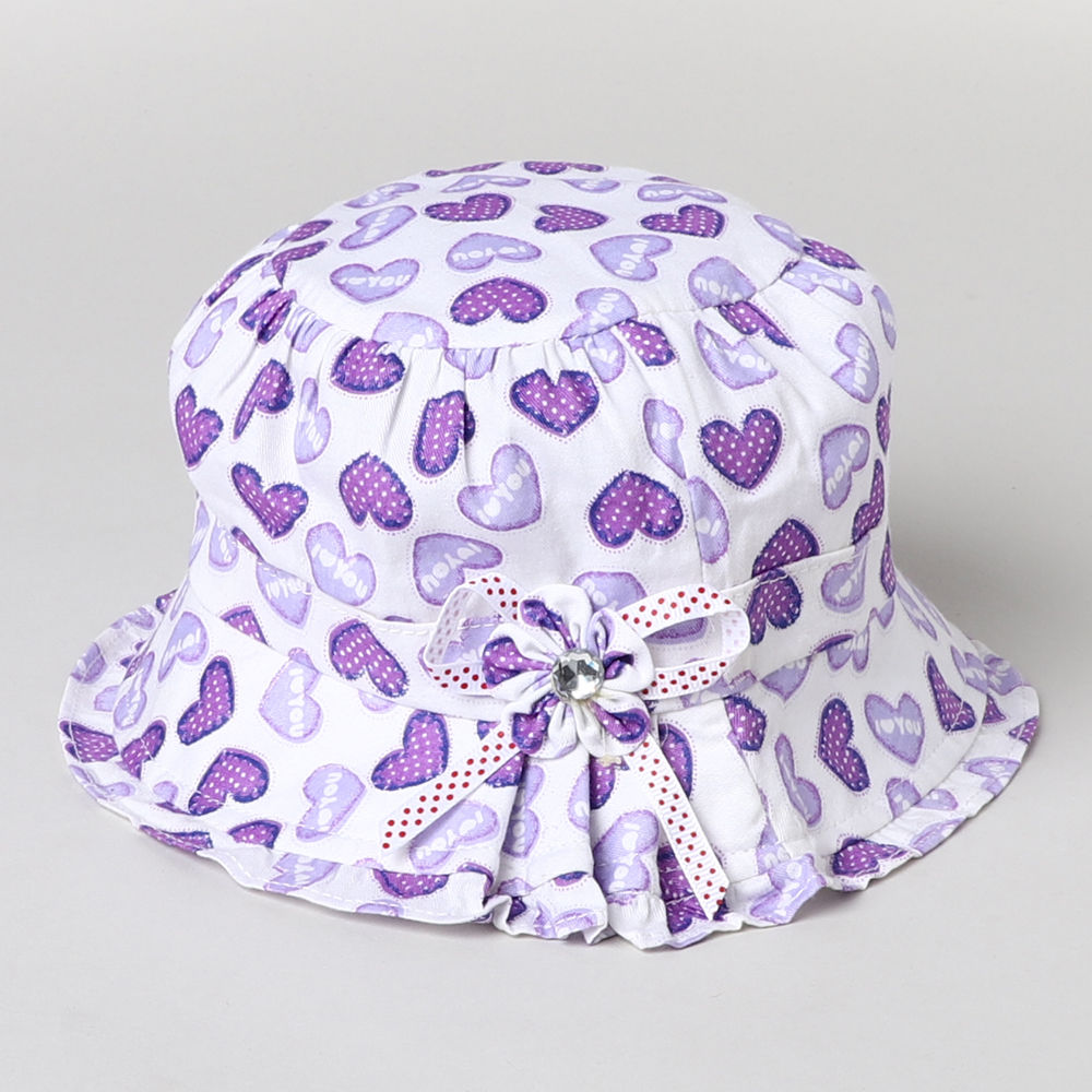 

fashion cotton hat protect your girl away from sunlight and