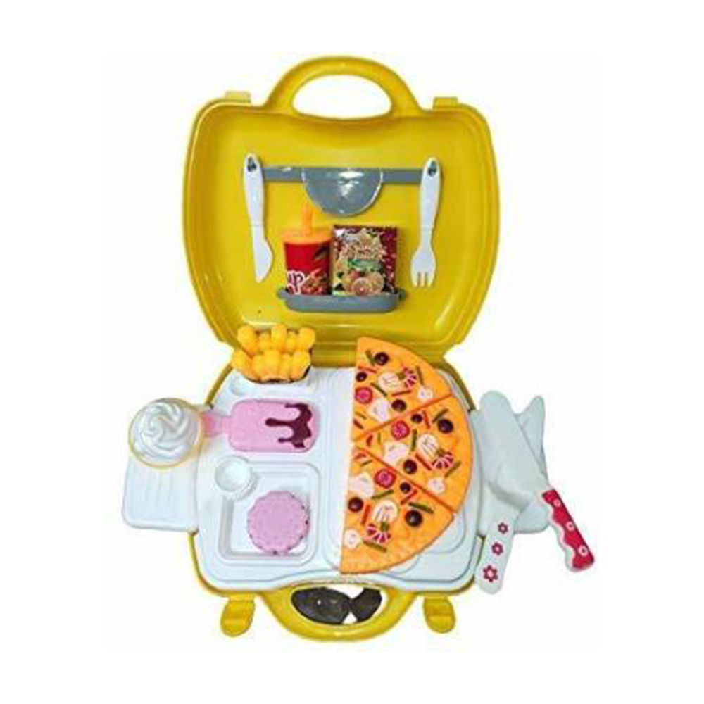

pizza set toys for kids kitchen diy pretend play mini