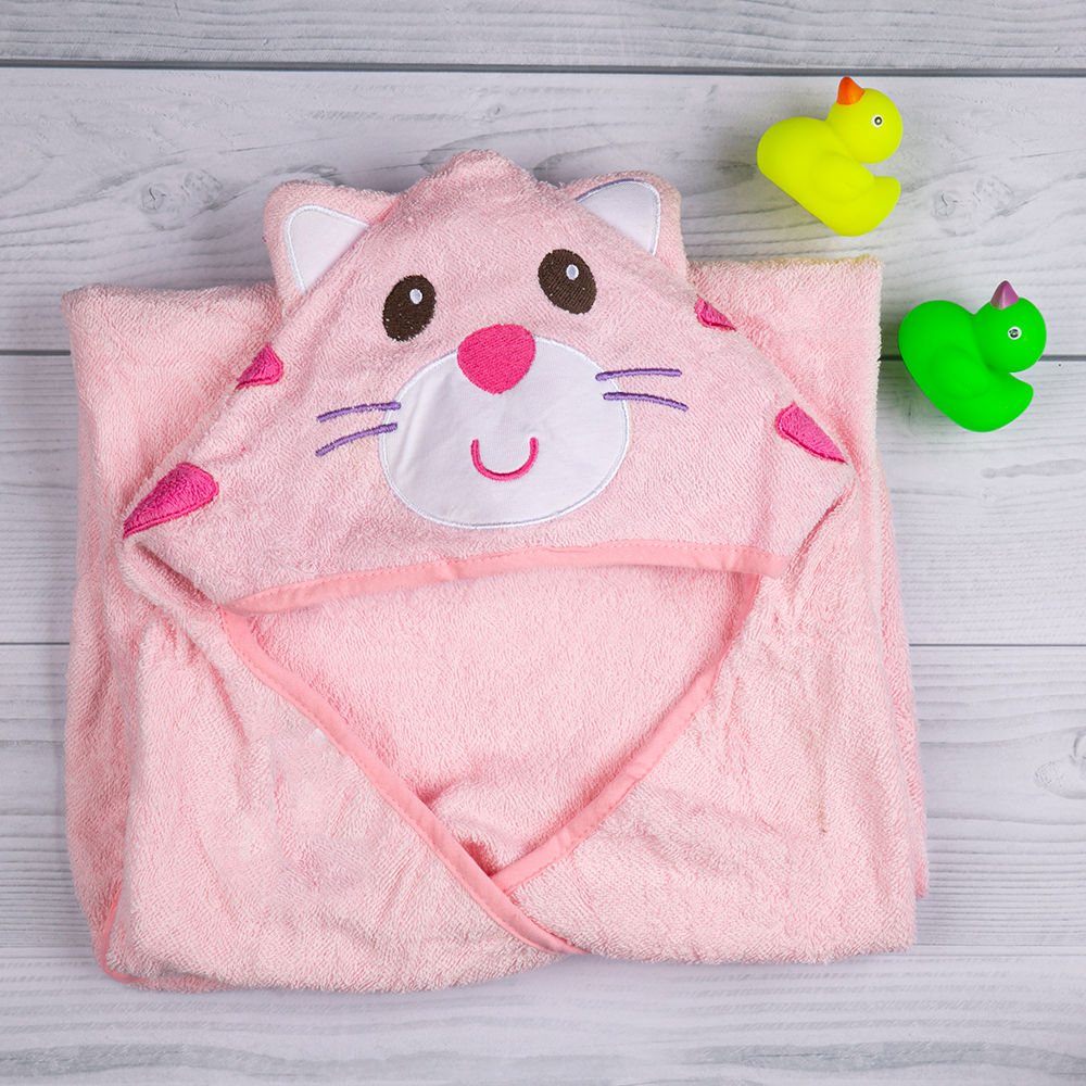 

our soft and cozy hooded towels remind your young star