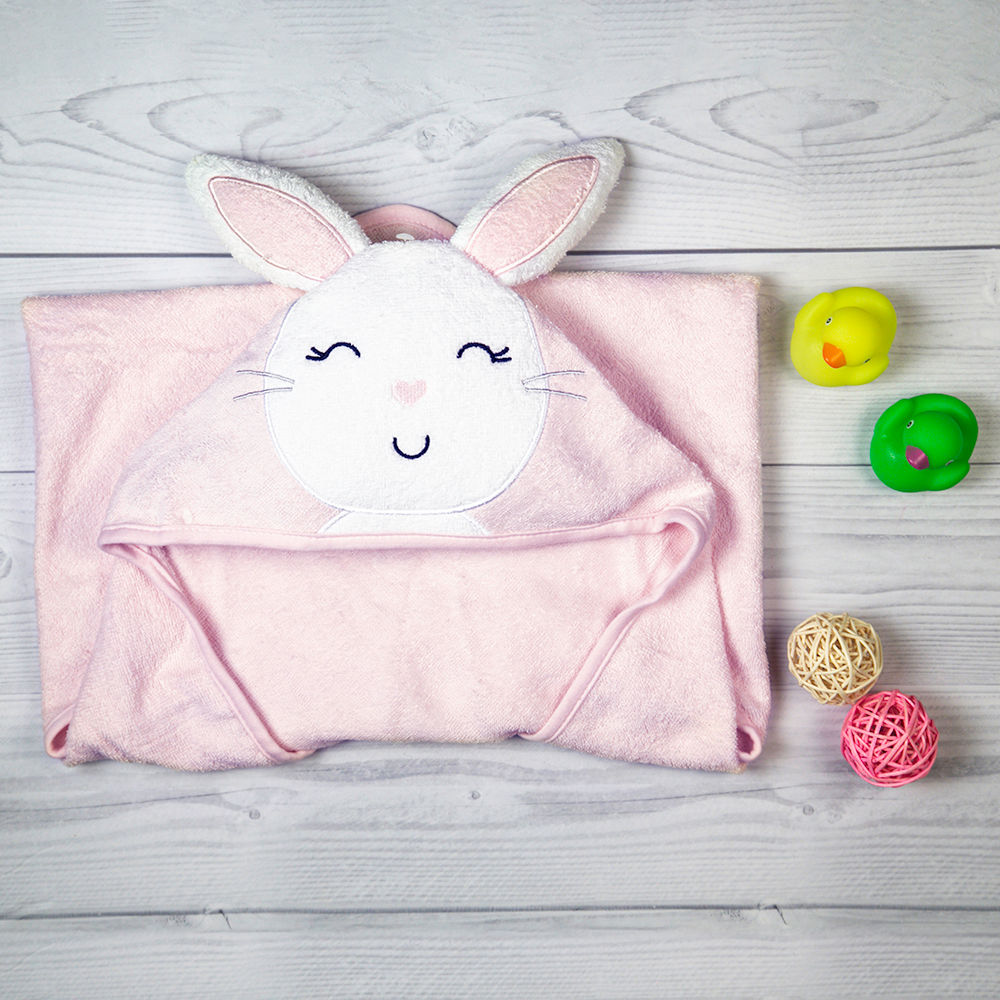 

our soft and cozy hooded towels remind your young star