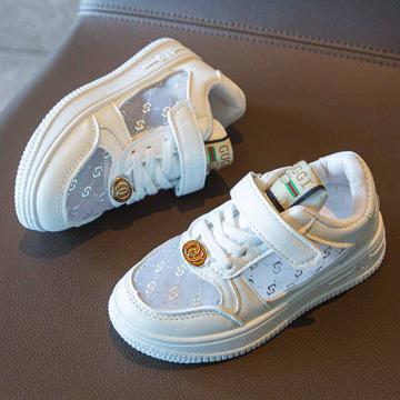 Shop Online Teen Girlu0027s White thick PU Love embroidery Casual 