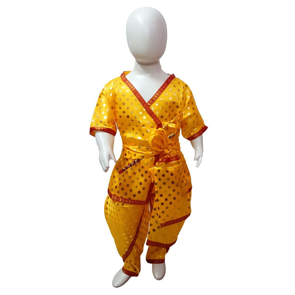 

shri krishna dhoti kurta polka dots kids fancy dress costume