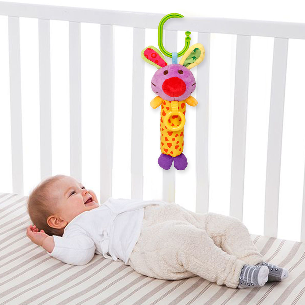 

this ring rattle has been designed to stimulate a baby