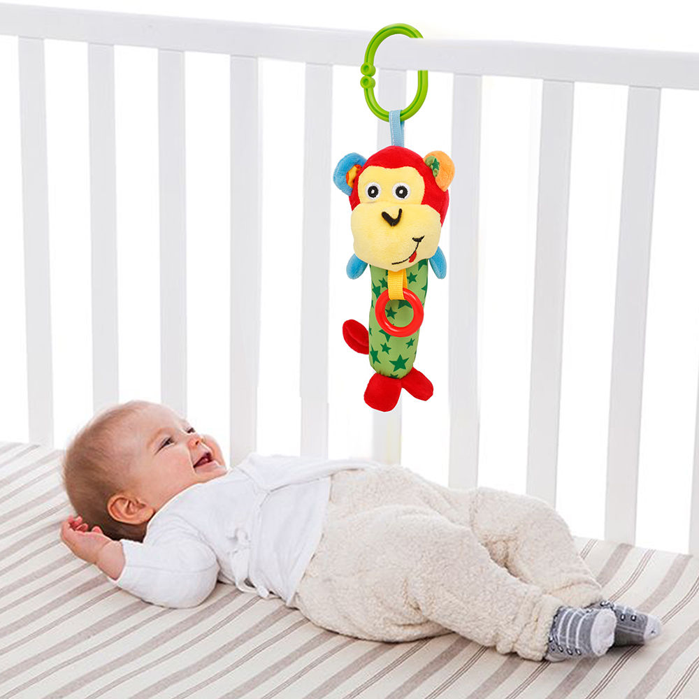 

this ring rattle has been designed to stimulate a baby