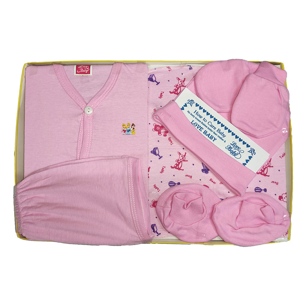 

baby shower gift pack by love baby 2002 pink