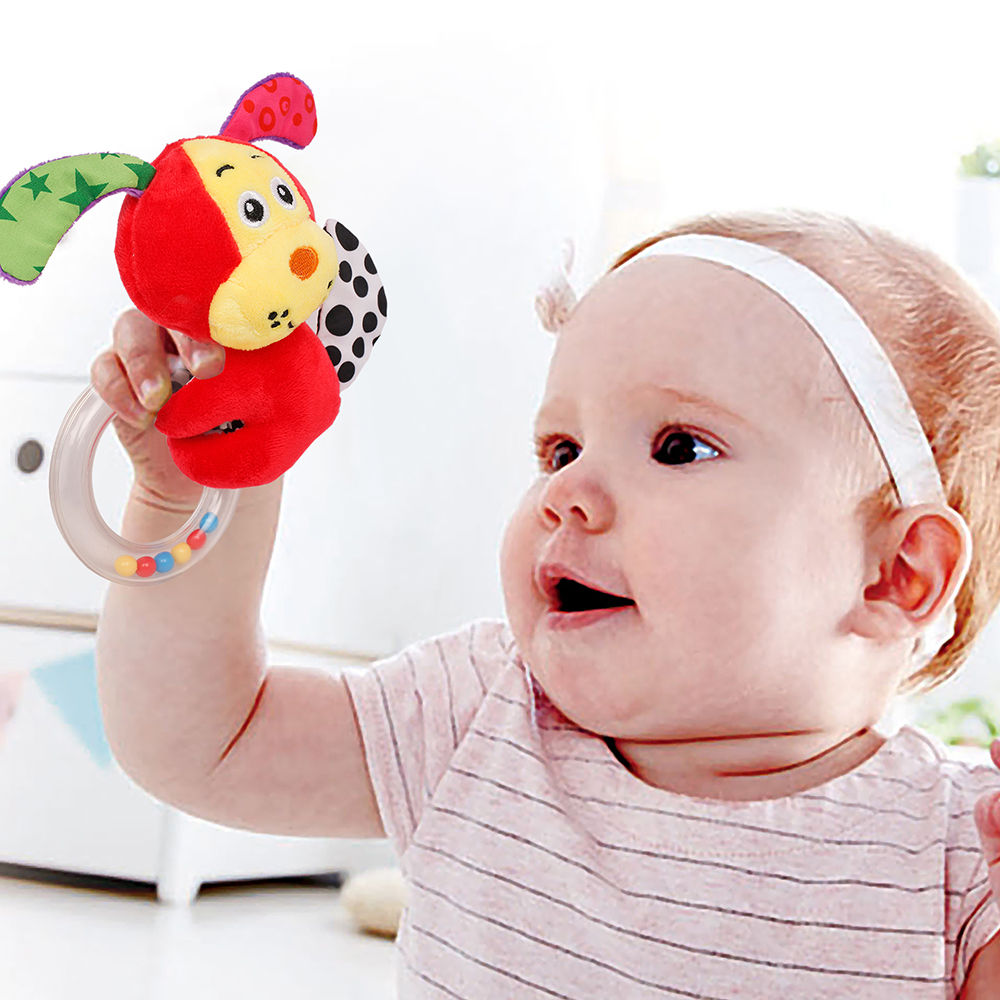 

this ring rattle has been designed to stimulate a baby
