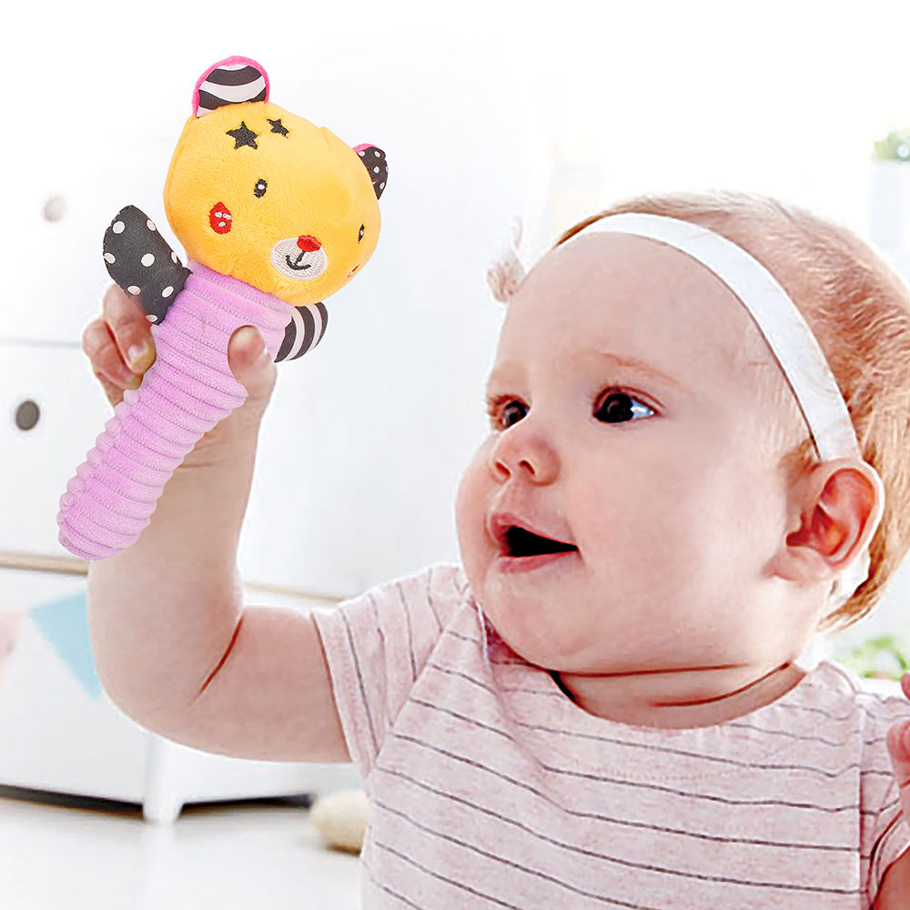 

this ring rattle has been designed to stimulate a baby