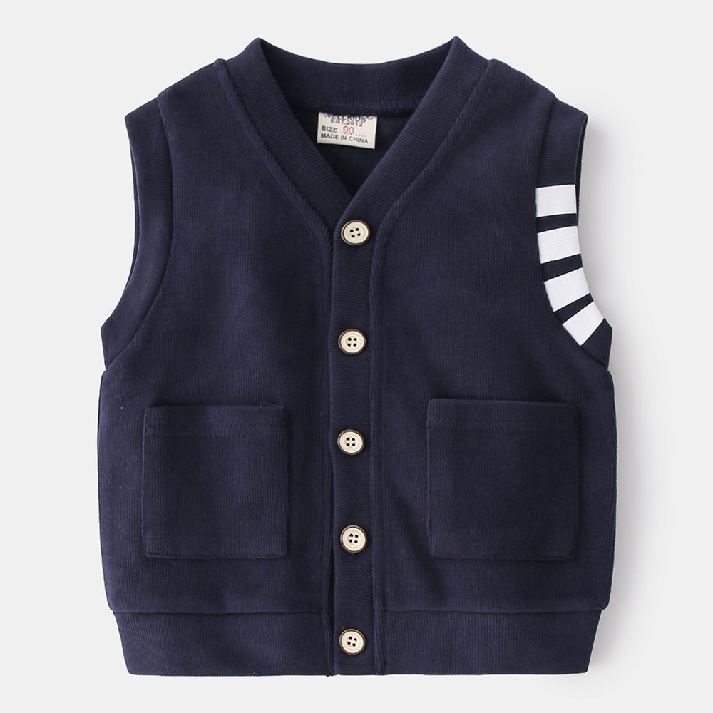 Boys sleeveless cardigan best sale