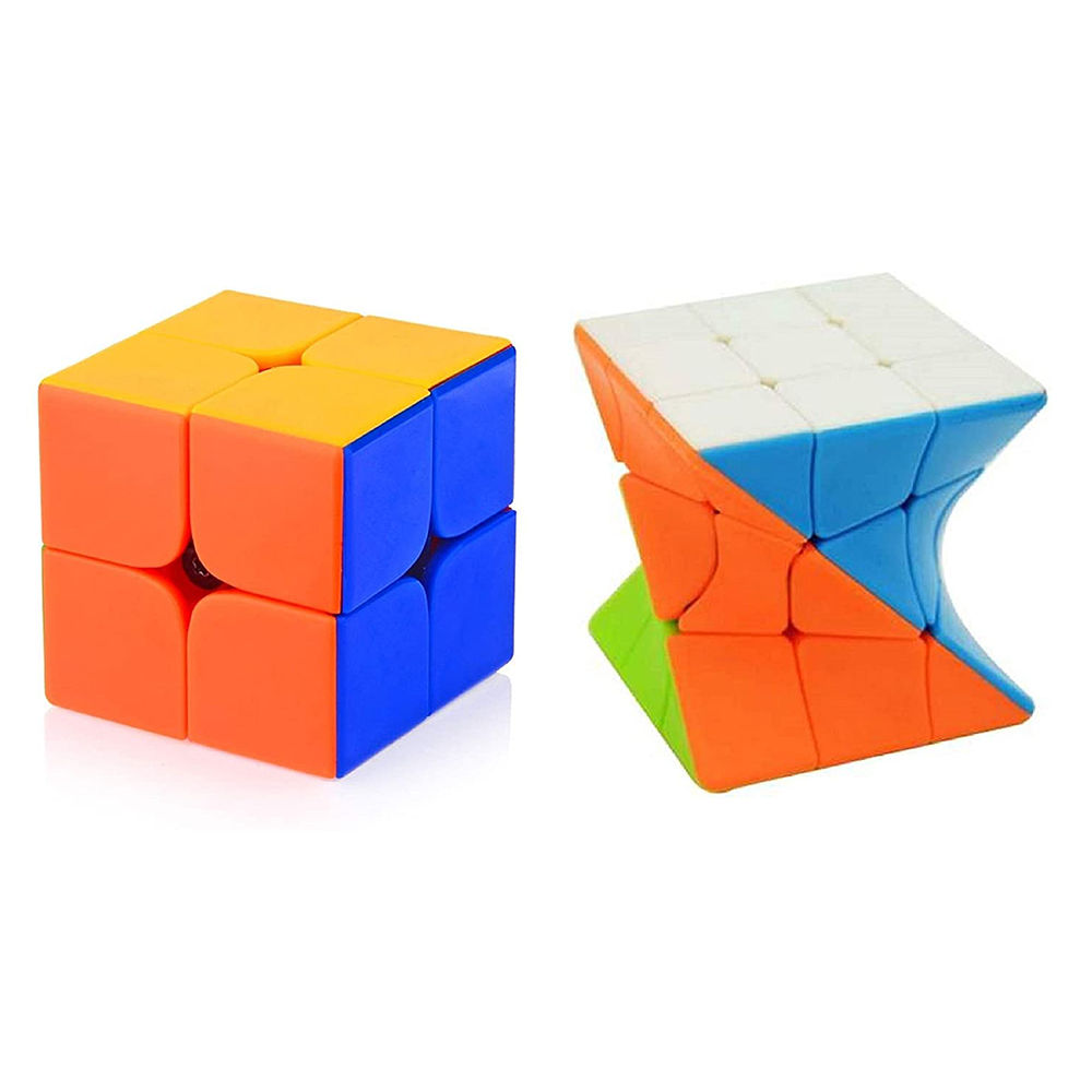 

this 2x2 stickerless puzzle is designed with smooth surfaces this