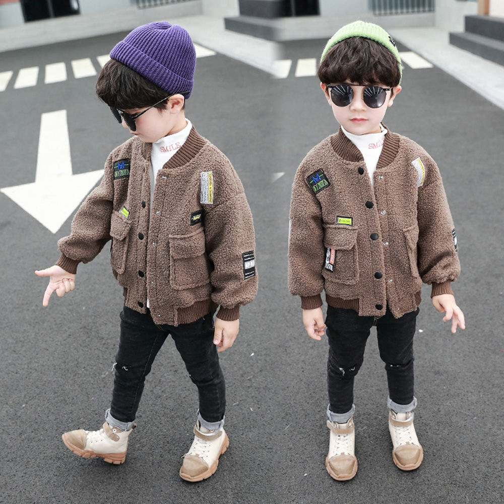 Kids Boys Jacket With Sweatpants Fashion Sportswear Letter Print Tracksuit  | eBay