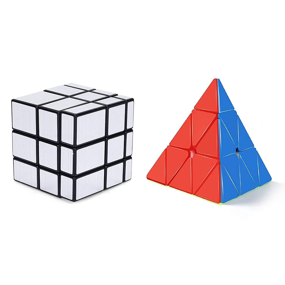 

triangle puzzle speed cube stickerless is the classic colour matching